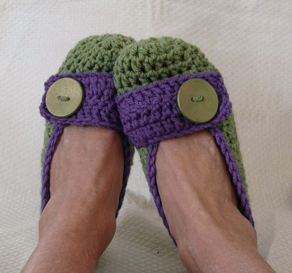 Crochet Women's Slippers on Luulla