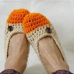 Crochet Slippers For Women..